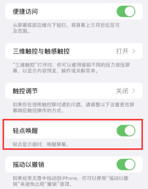 桂东苹果授权维修站分享iPhone轻点无法唤醒怎么办